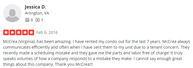 Five star review